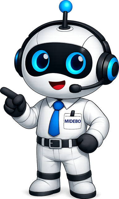 Midebo pointing out how it works