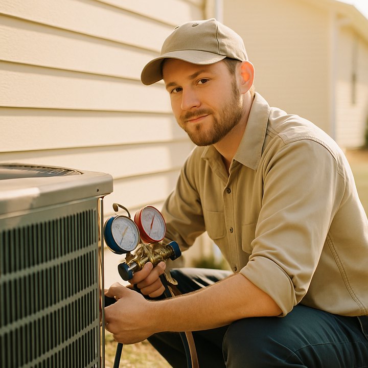 HVAC at work