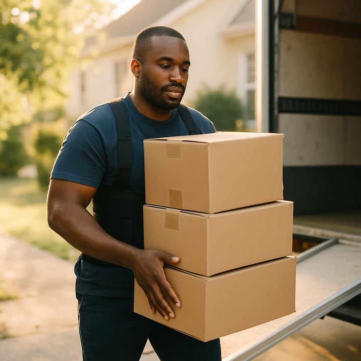 Moving companies at work
