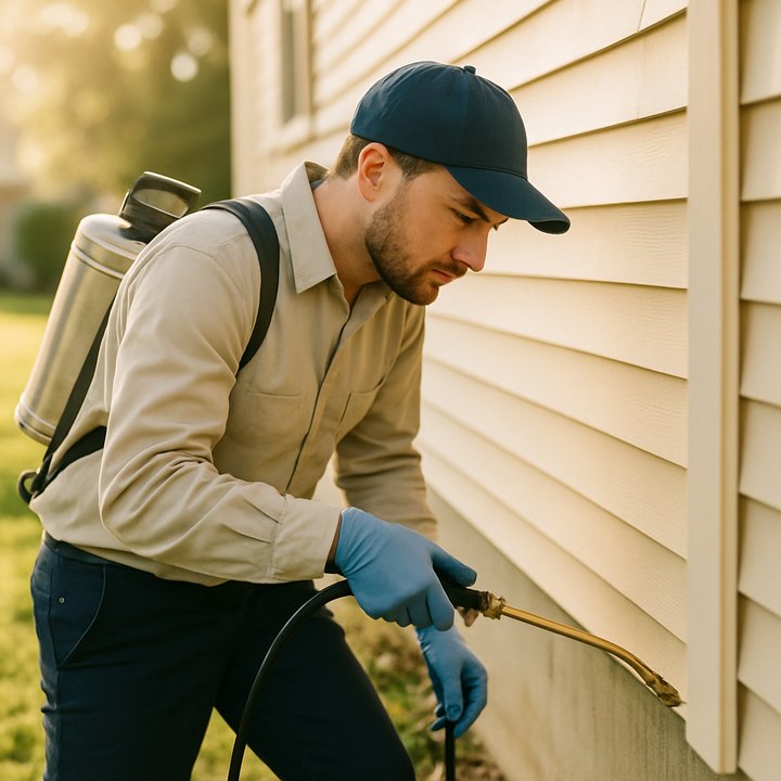Pest control companies at work