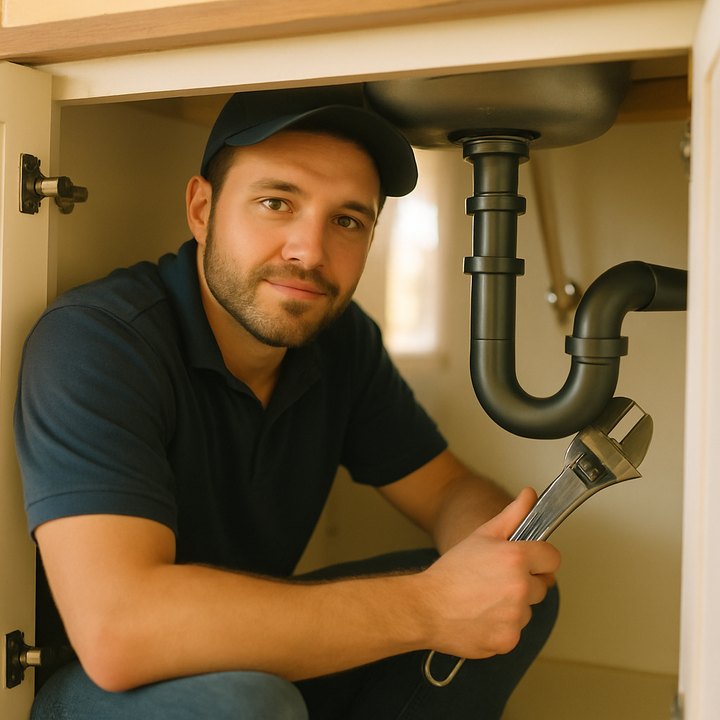 Plumbing at work